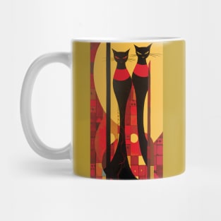 The Cats Of The Red City Mug